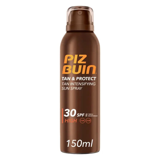 Piz Buin Tan & Protect Spray solare intensificatore dell'abbronzatura SPF30, 150 ml