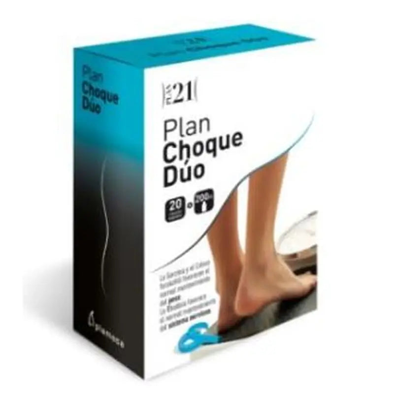 Plameca Plan Choque Duo 200Ml.+20 Cápsulas Plan 21