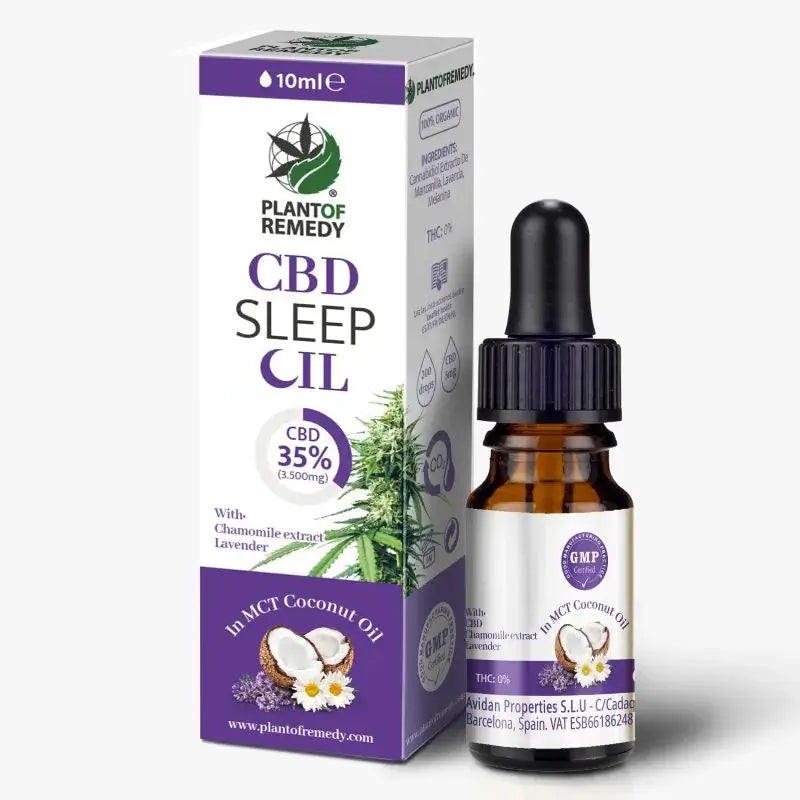 Plant Of Remedy Olio di cocco CBD 35% CBD Sleep , 10 ml