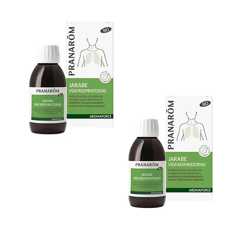 Pranarôm Aromaforce Syrup Respiratory Tract Bio, 2X150 Ml