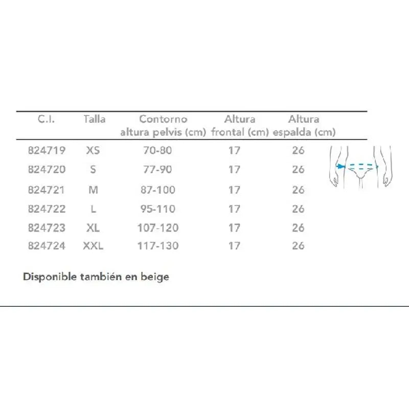 Primspine Care Cintura lombosacrale semirigida di supporto lombare incrociato Grigio L