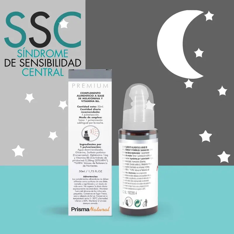 Prisma Premium Spray per bocca Melatonina + Vit B6, 50 ml