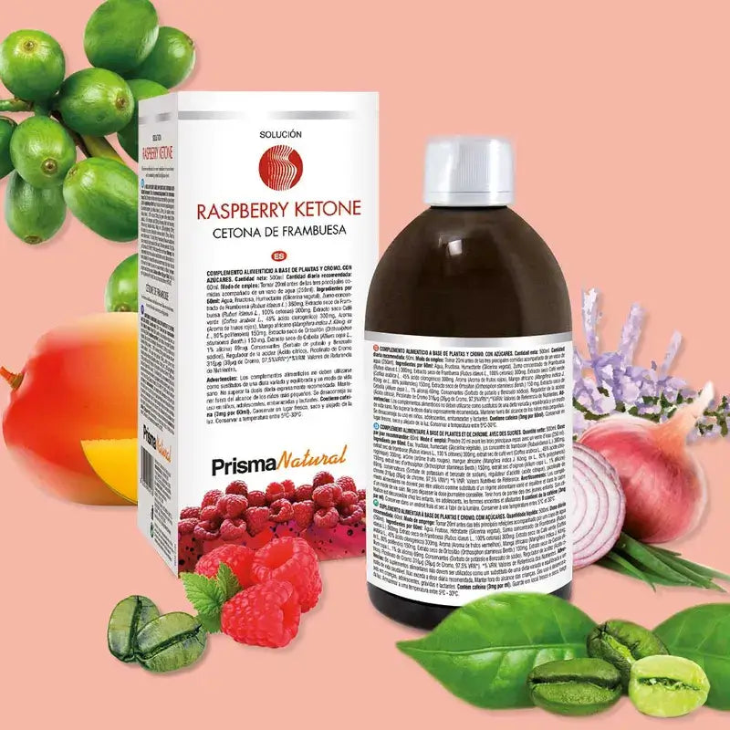 Prisma Soluzione naturale di chetoni di lampone, 500 ml