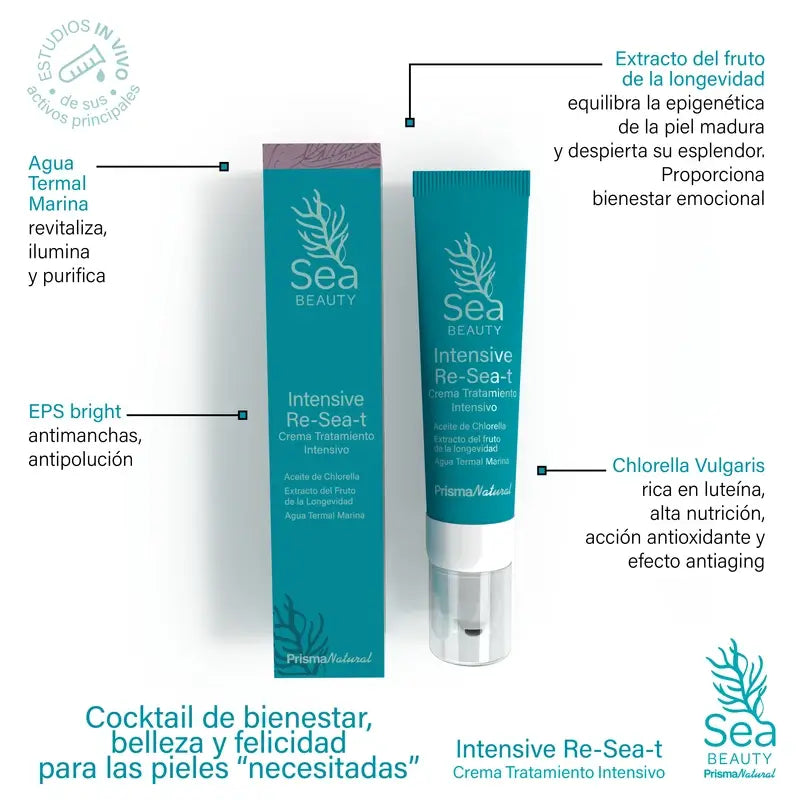 Prisma Natural Sea BeautyCrema viso intensiva Re-Sea-T, 50 ml
