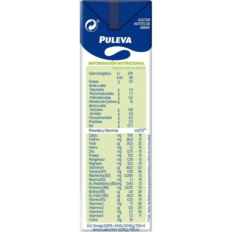Puleva Peques 3 Crescita Cereali e Frutta 3X200 ml 10 unità