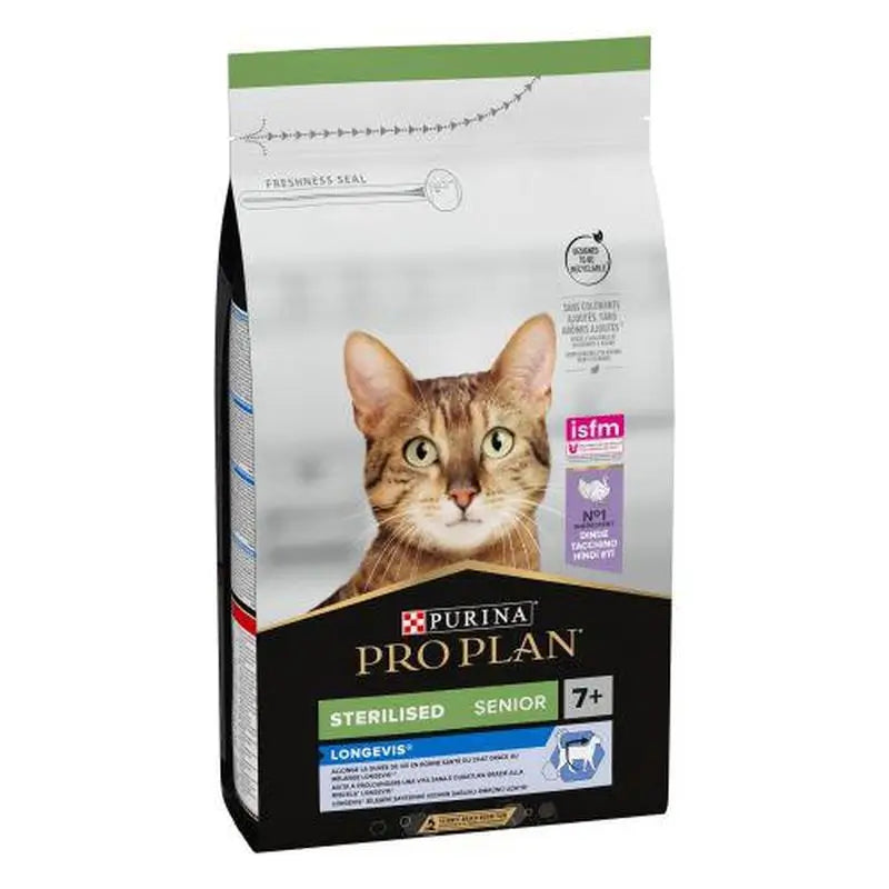 Purina Pro Plan Feline Adult Sterilised +7 Turkey 1,5Kg, cat food