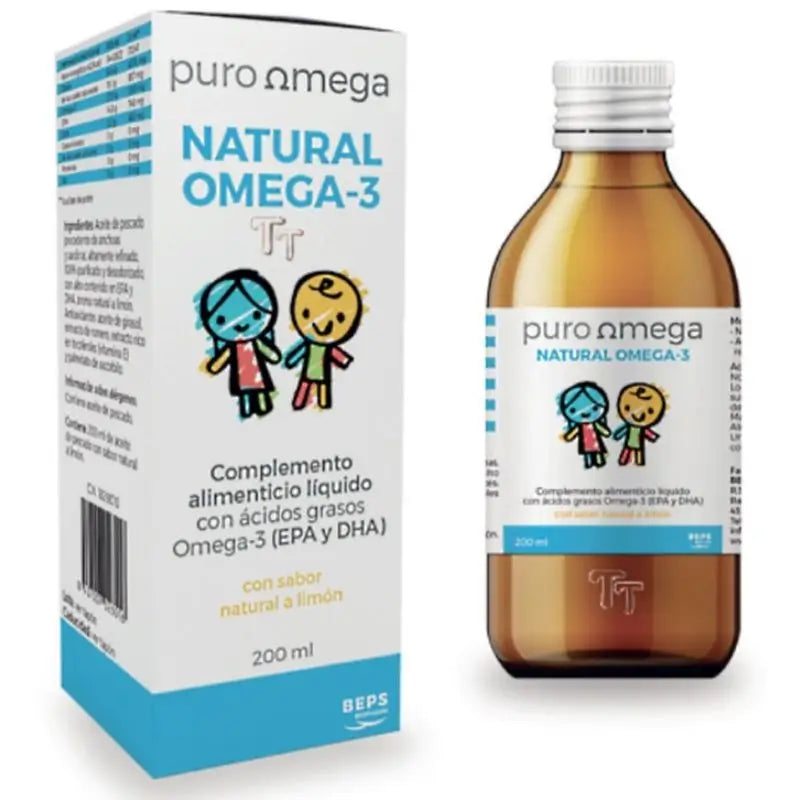 Pure Omega Natural Omega-3 Bambini , 200 ml