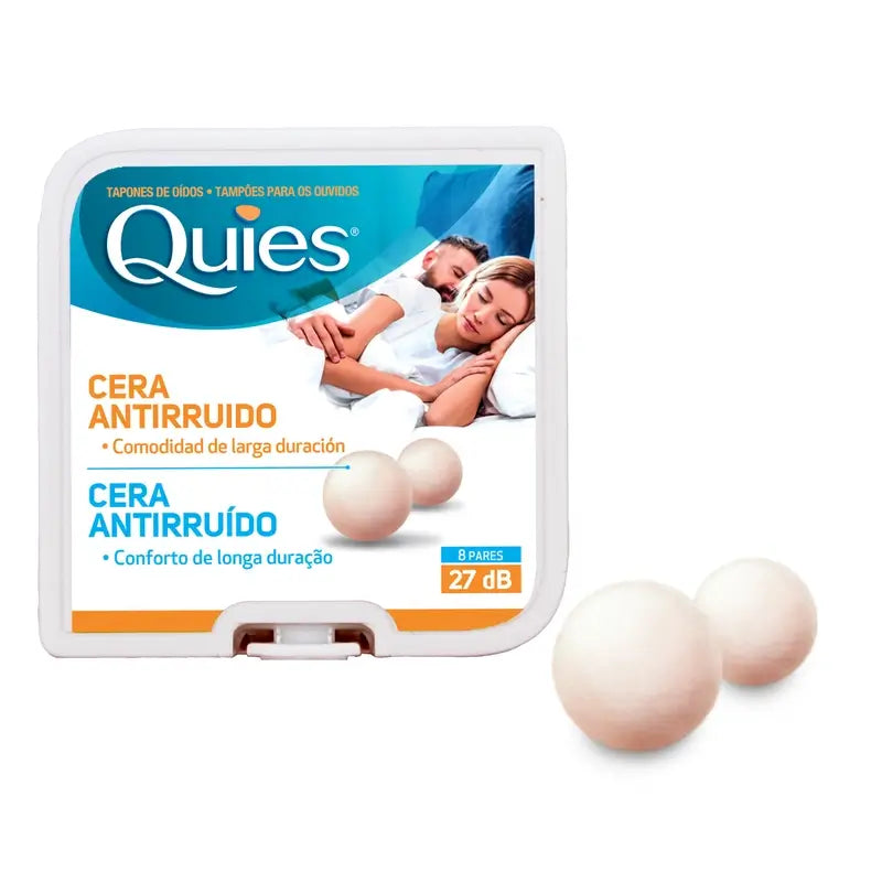 Quies Inserti auricolari in cera naturale 16 U