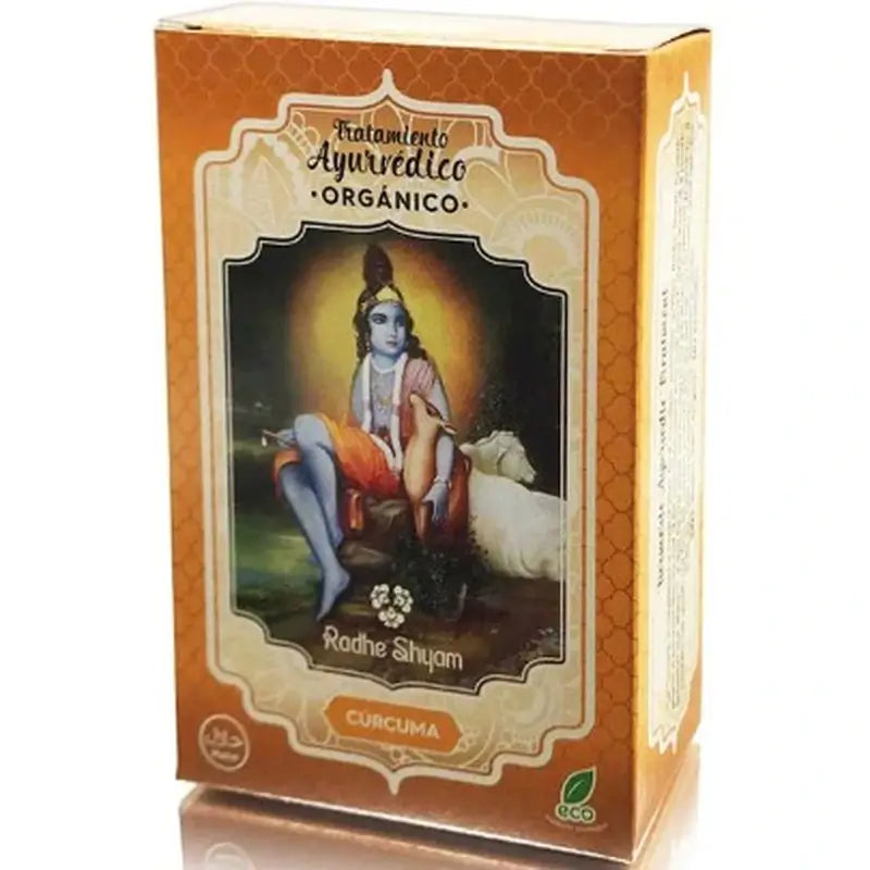 Radhe Shyam Trattamento Ayurvedico per Capelli Curcuma Ayurvedica , 100 g