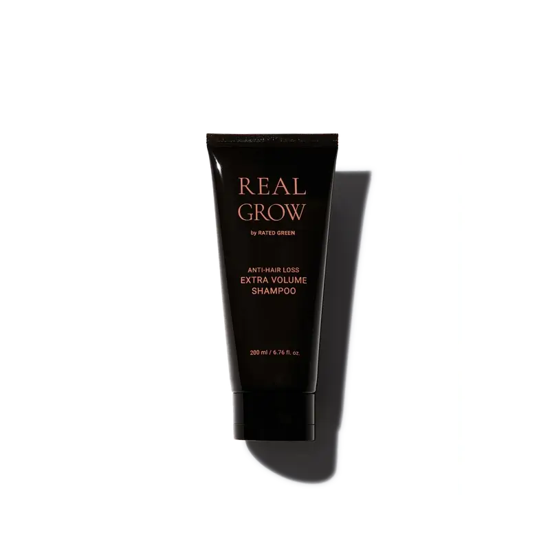 Rated Green Real Grow Shampoo Anti-Perdita di Capelli Extra Volume, 200 ml