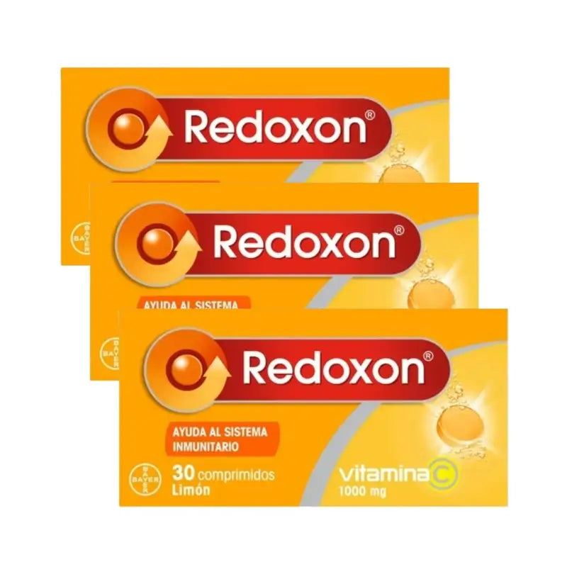 Redoxon Vitamina C al gusto di limone, 3X30 compresse effervescenti