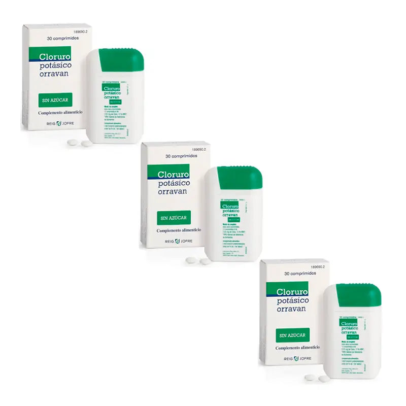 Reig Jofre Triplo Potassio Cloruro 3 x 30 compresse Bocca secca
