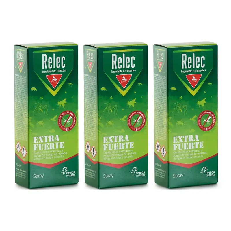 Relec Spray extra forte, 3x75 ml