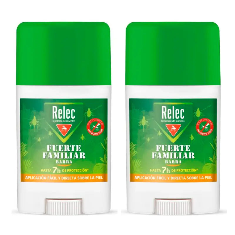 RelecDuplo Strong Family Stick repellente per zanzare, 2 x 50 ml