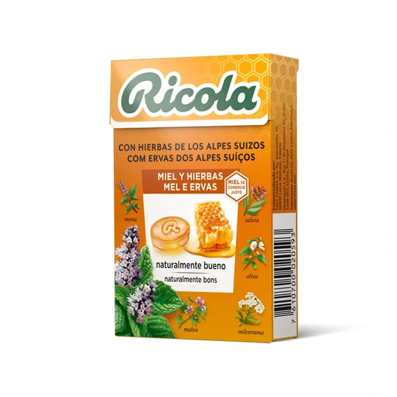 Caramelle Ricola al miele e alle erbe , 50 gr