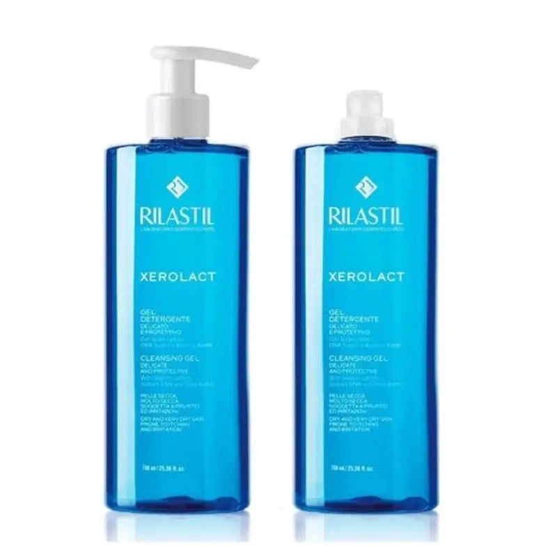 Rilastil Duplo Xerolact Gel 2° Sconto 50% , 750ml + 750ml