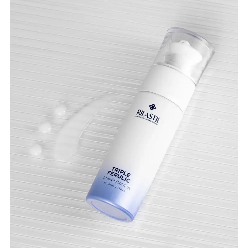 Rilastil Triplo Siero Ferulico Antietà, Antiossidante e Illuminante, 30 Ml