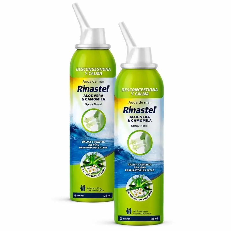 Rinastel Aloe V Camomilla Spray Nasale, 2X125 Ml