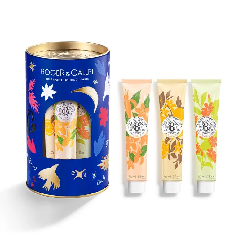 Roger & Gallet Crema Mani Benessere Petto: Néroli - Bois D'Orange - Fleur D'Osmanthus, 3 pezzi