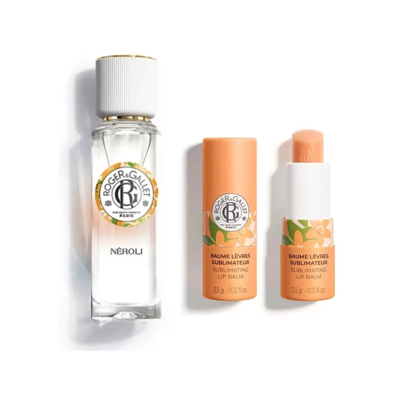 Roger & Gallet Neroli Vanilla Lip Balm + Eau de Toilette Perfumanda Confezione Benessere