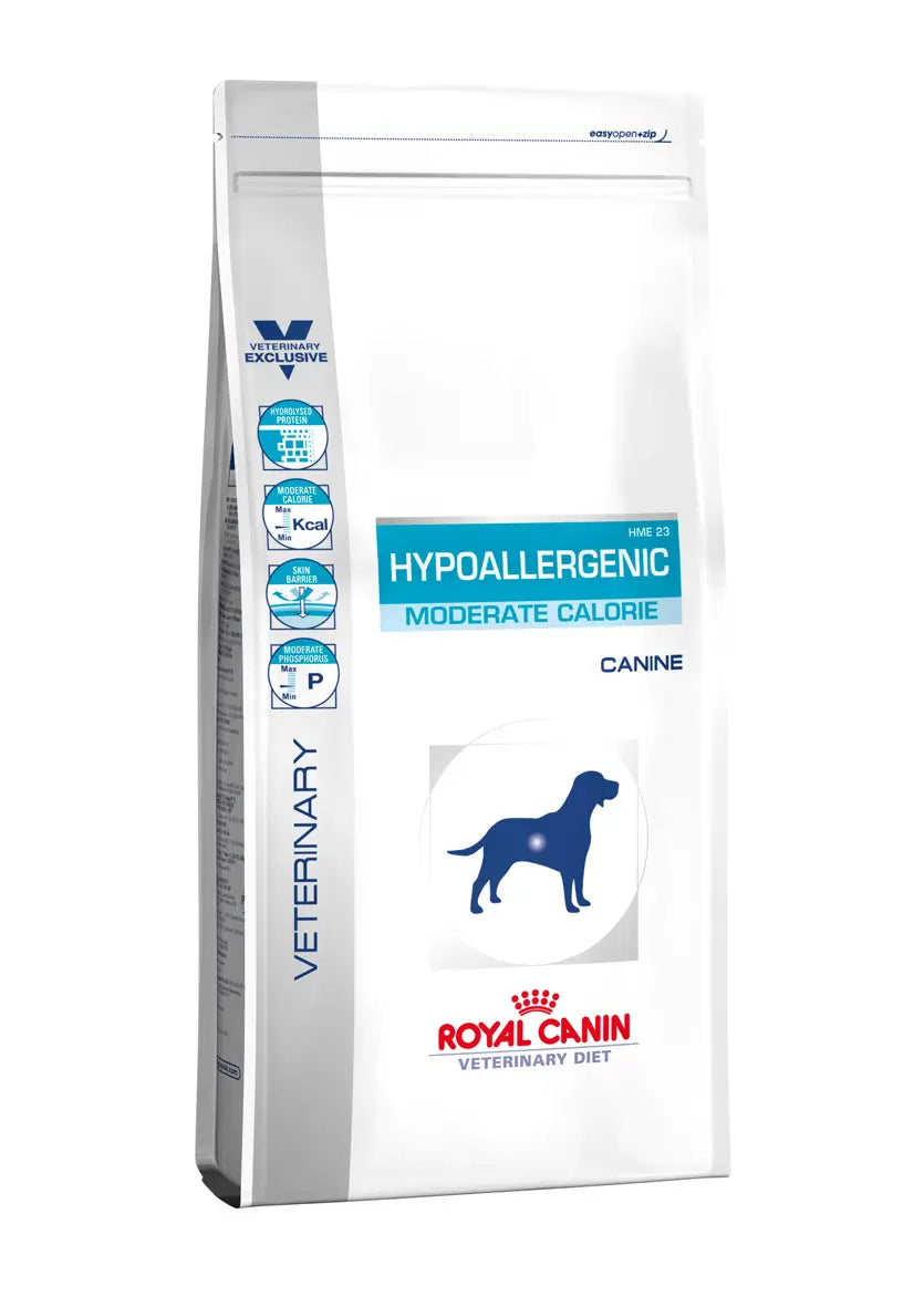 Royal Canin Veterinary Hypoallergenic Moderate Calorie 7kg dog food