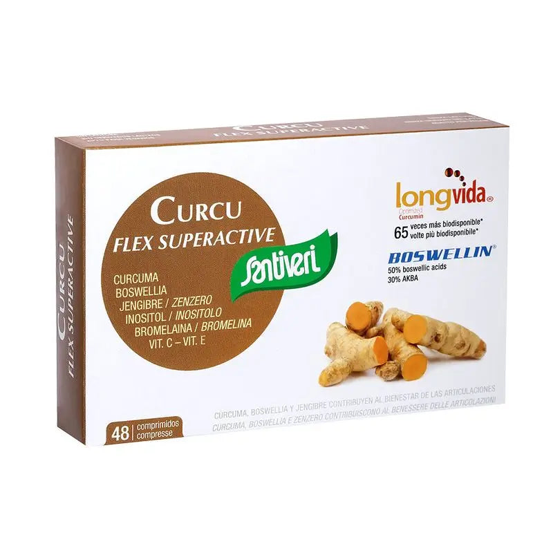Santiveri Curcu Flex Superactive, 48 Comprimidos