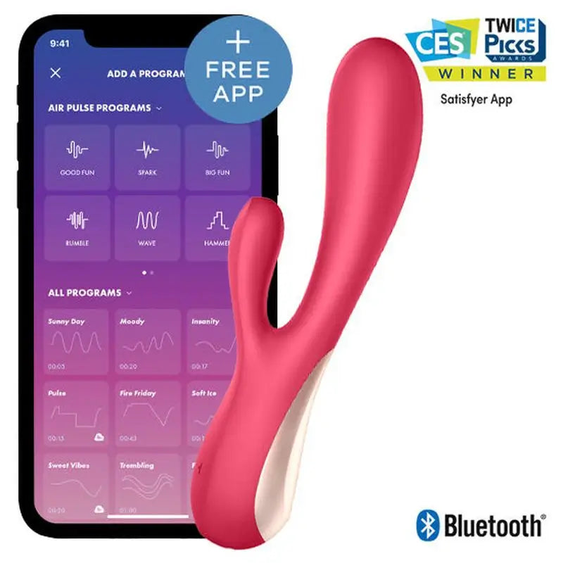 Satisfyer Connect Mono Flex Rosso con App