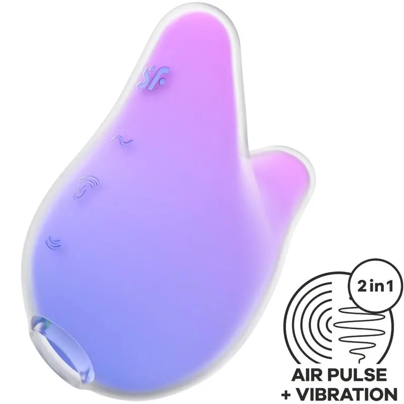 Stimolatore e vibratore Satisfyer Mermaid Vibes Viola e Rosa