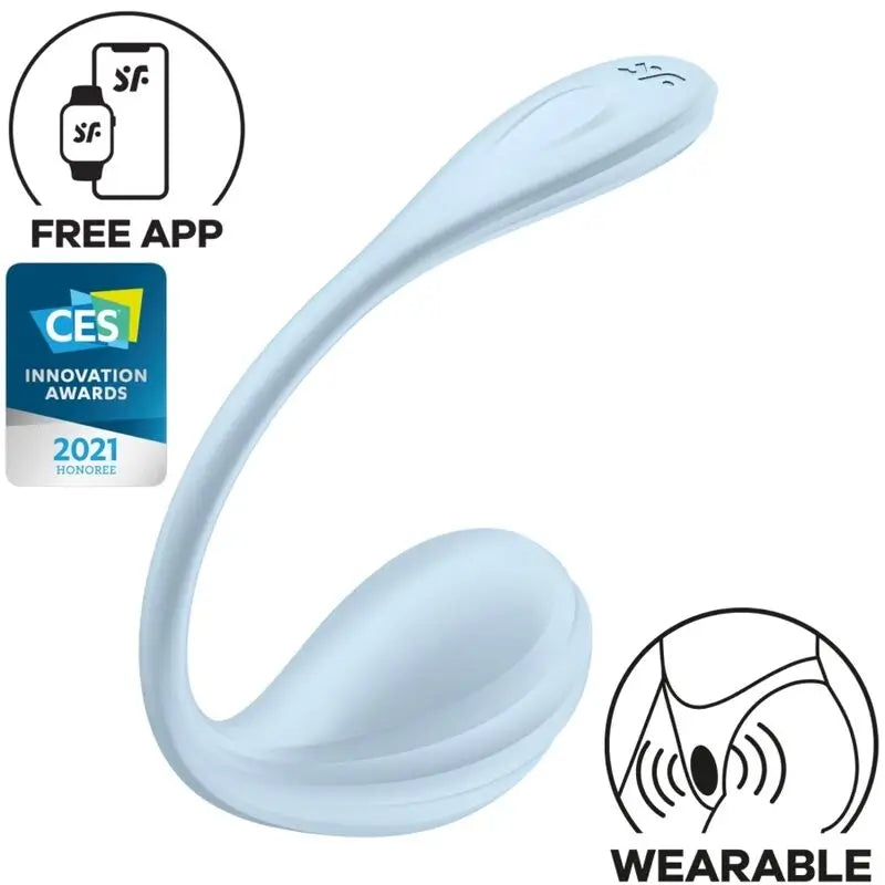 Stimolatore del punto G di Satisfyer Smooth Petal Celestial App gratuita