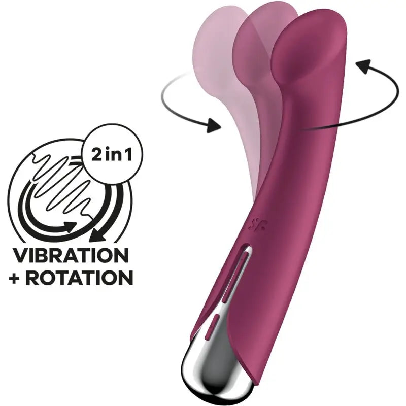 Satisfyer Spinning G-Sport 1 Vibratore Rotante Rosso
