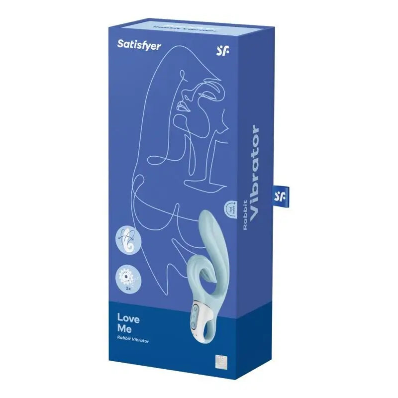 Vibratore Satisfyer Love Me Rabbit - Blu