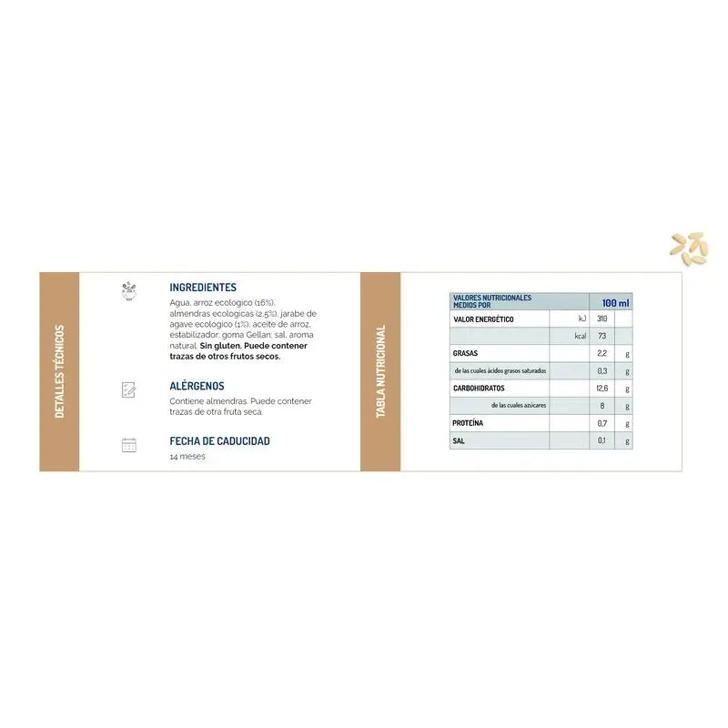 Scotti Riso e Mandorla Bevanda Vegetale 1L Bio Sg Vega