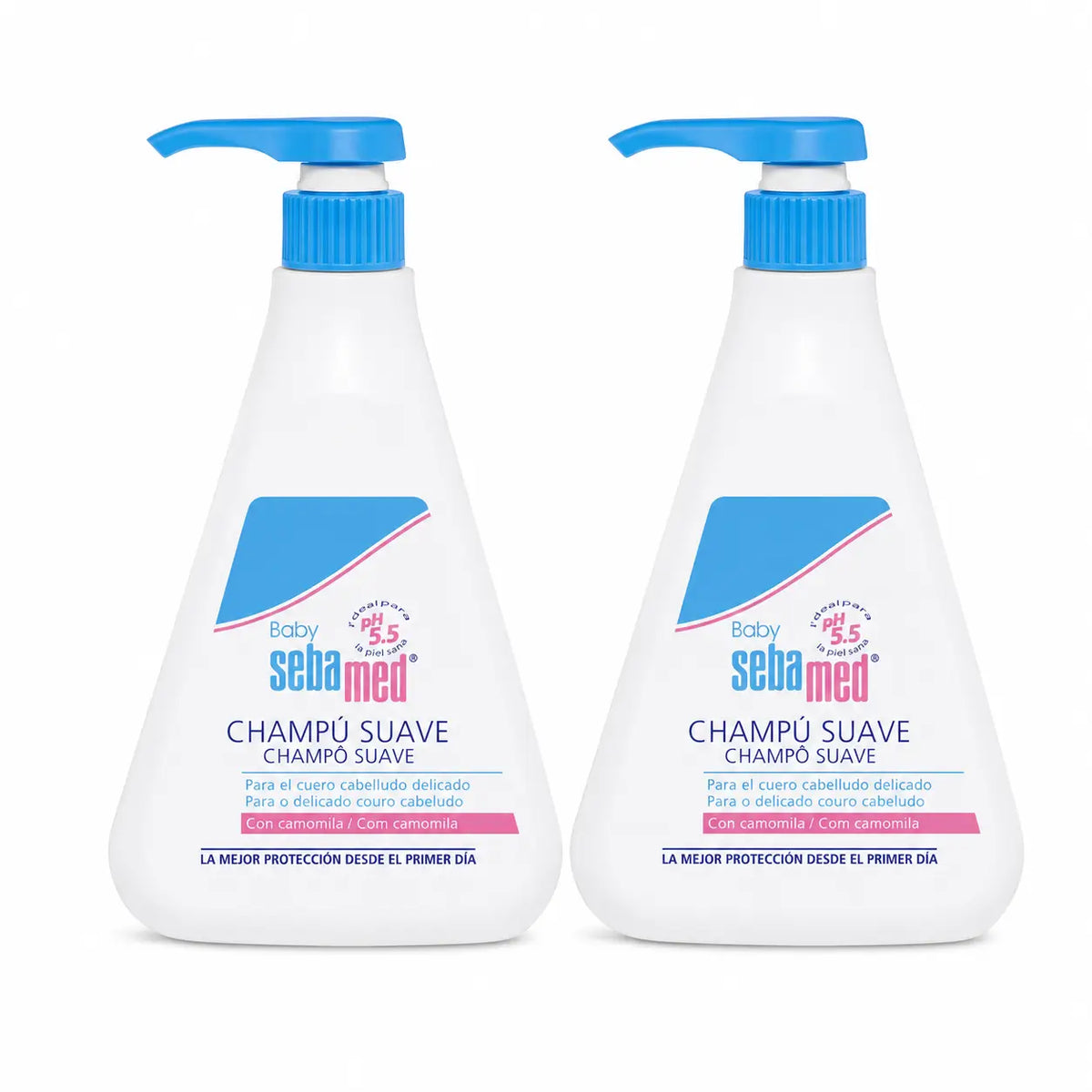 Sebamed Baby Shampoo delicato 500 Ml, confezione da 2