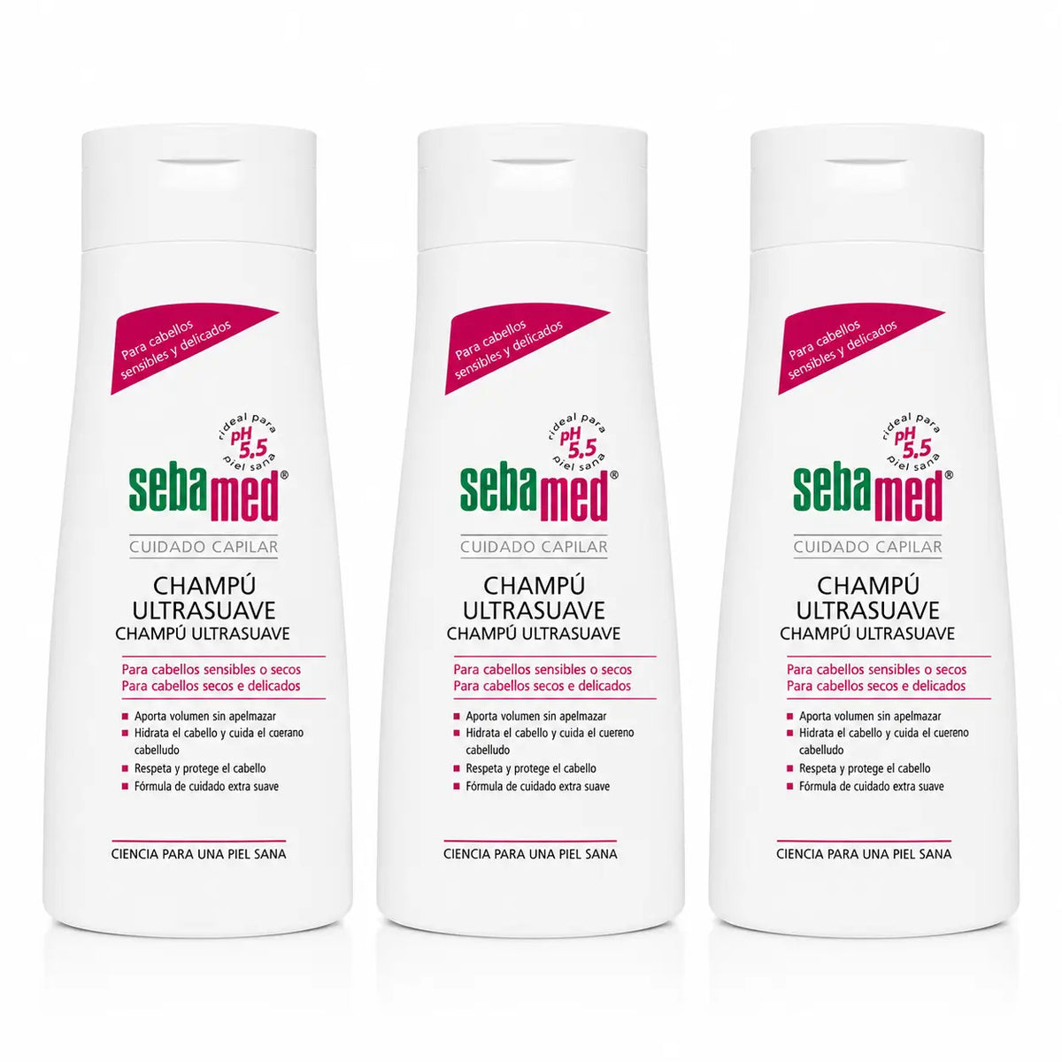 Sebamed Shampoo Ultra Delicato 400 Ml, confezione da 3