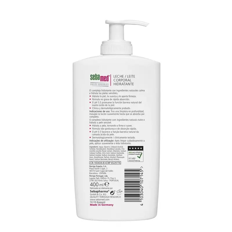 SEBAMED Lozione Idratante Arricchita 400 ml