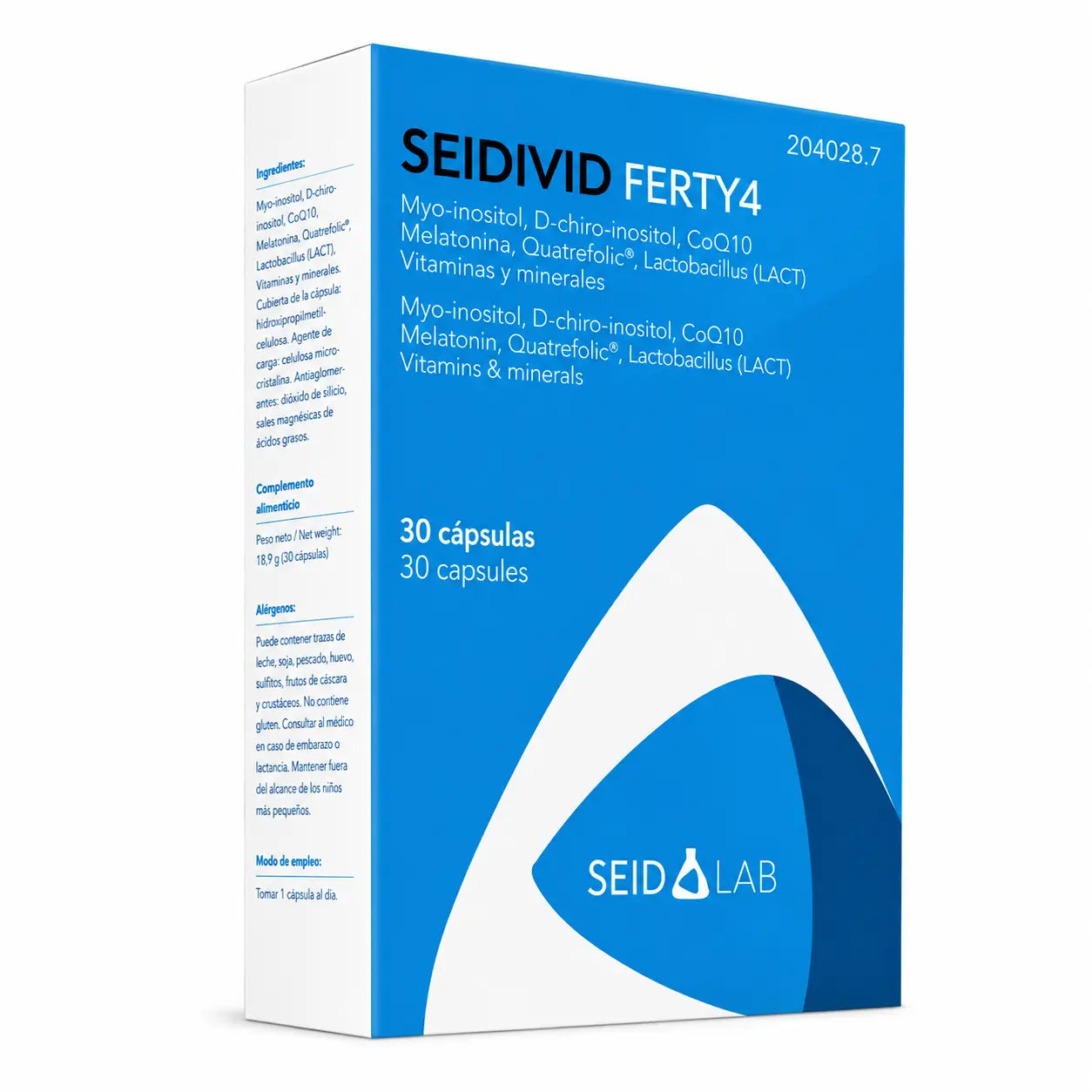 Seidivid Ferty4 Integratore alimentare, 30 capsule