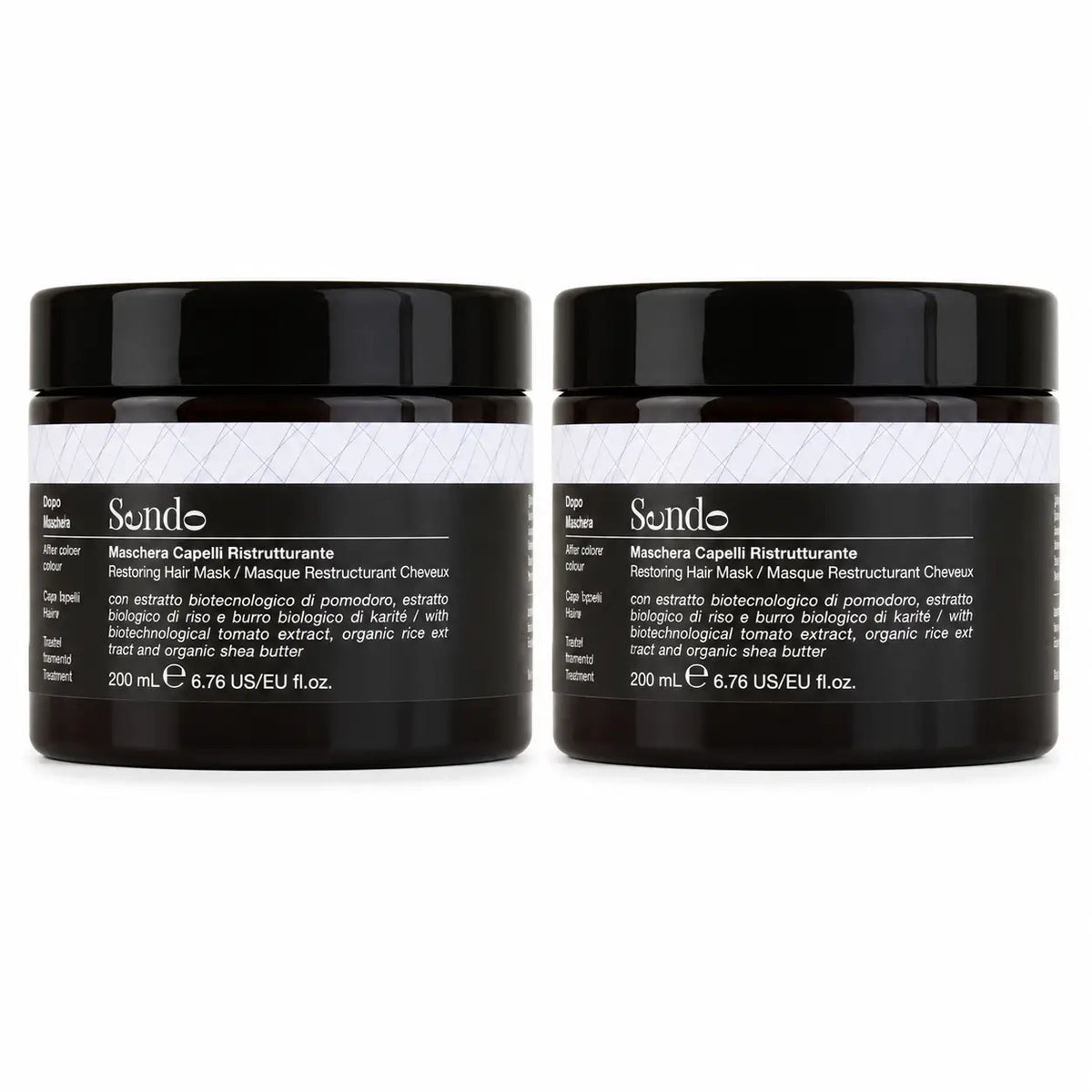 Sendo Maschera riparatrice, 200 ml, confezione da 2