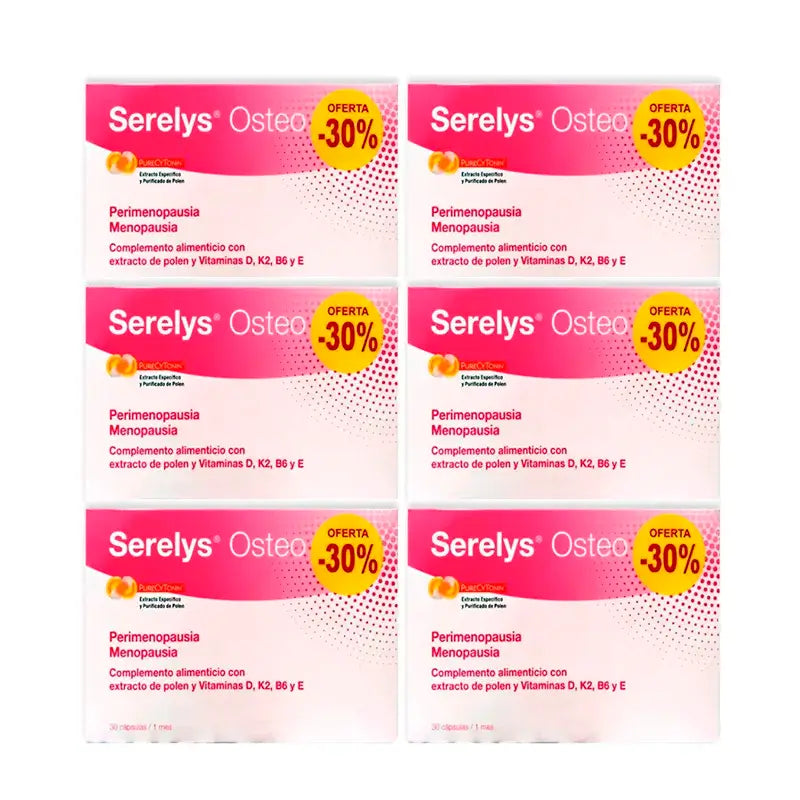 Serelys Osteo, Confezione 6 x 30 capsule