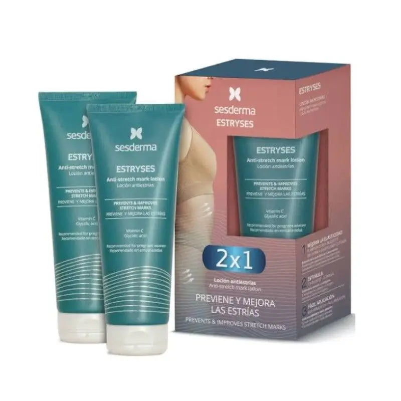 Sesderma Duplo Estryses Lozione antismagliature, 2x200 ml