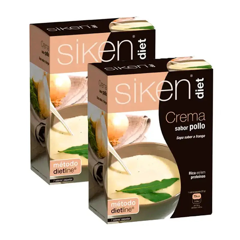 Siken Diet Crema di pollo, Confezione 2 x 7 bustine