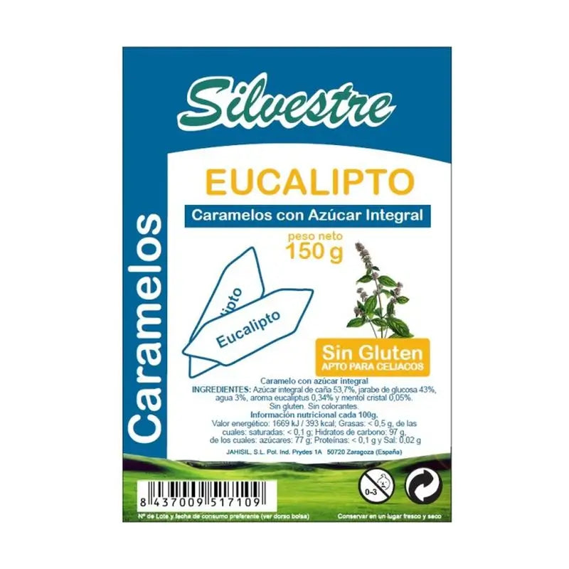Silvestre Caramelle all'Eucalipto Senza Zucchero 70Gr.