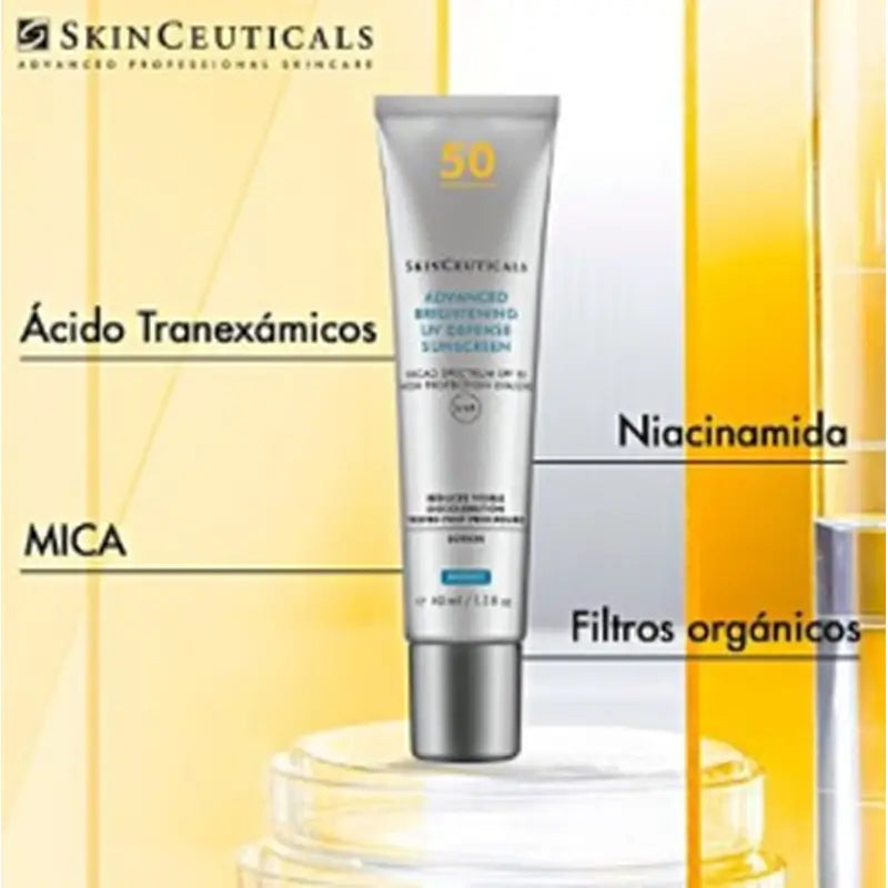 SkinCeuticals Advanced Brightening Uv Defense SPF 50 Protezione solare anti-macchie 40 ml