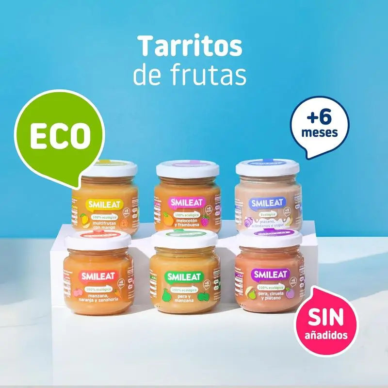 Smileat Mela, Arancia e Carota Piccolo Cubo, 6x130 Gr