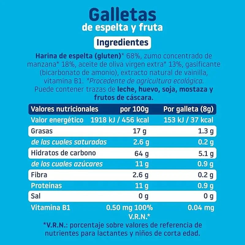 Crackers al farro e alle mele Smileat, 220 g