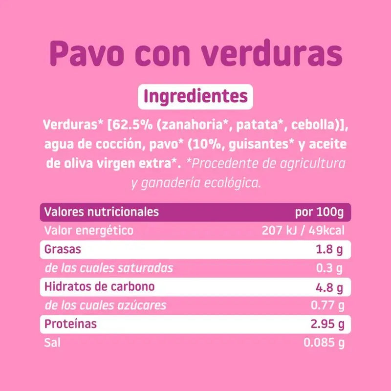Crostatina di tacchino e verdure Smileat, 230 g