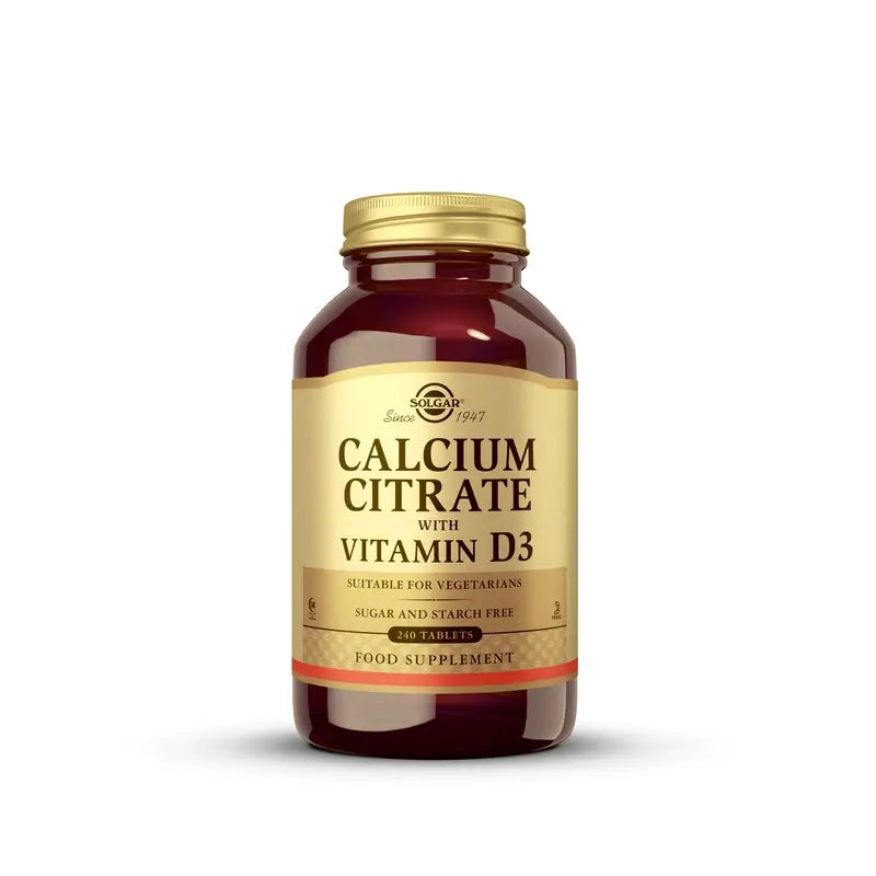 Solgar Citrato di calcio con vitamina D, 240 compresse