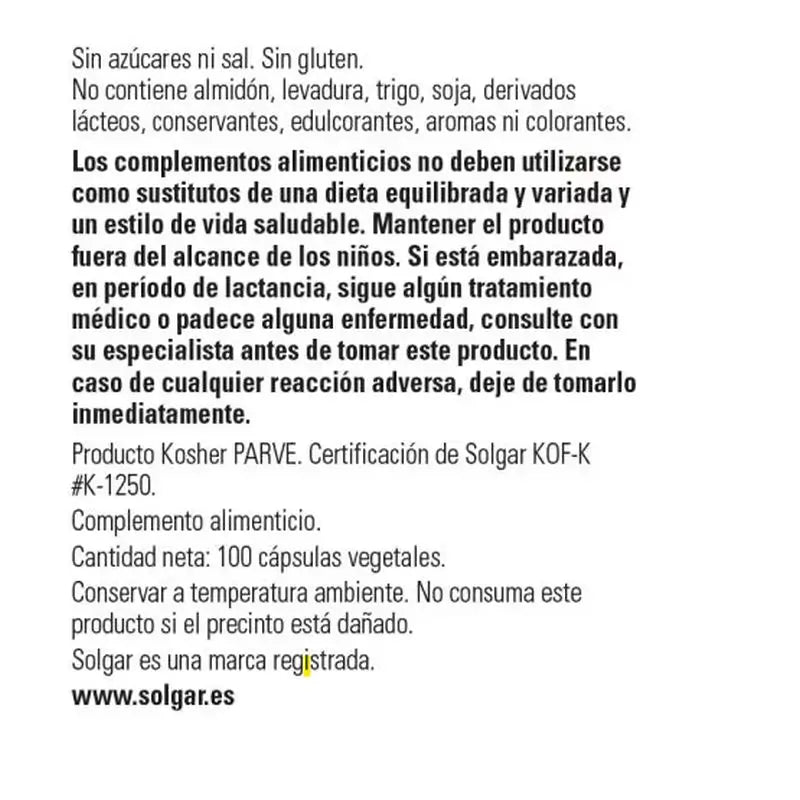 Solgar Echinacea, 100 Capsule