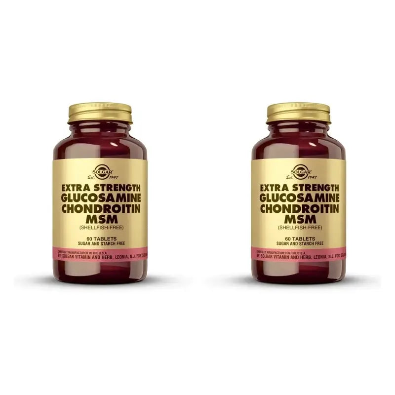 Solgar Glucosamina Condroitina Msm, 2X60 Compresse
