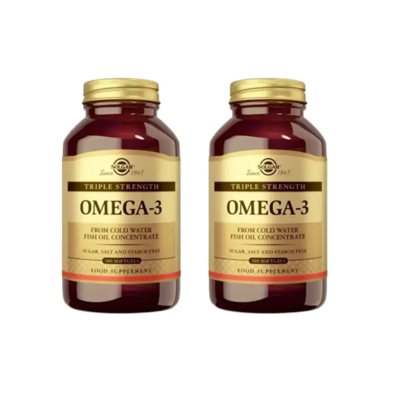 Solgar Omega3 Tripla Concentrazione, 2X100 Capsule Morbide