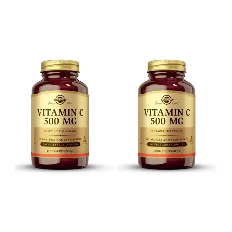 Solgar Vitamina C 500 Mg, 2X100 Capsule